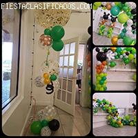 Decoraciones en globos para fiestas en Puerto Rico